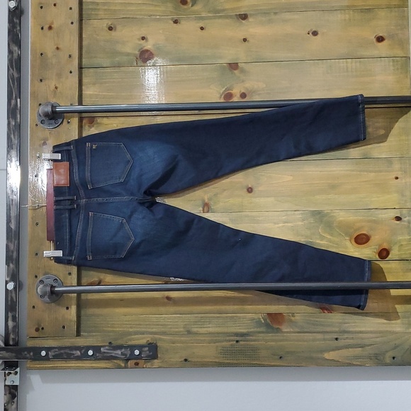 MADEWELL DARK DENIM JEANS SIZE 25 STRETCH SPANDEX - Picture 7 of 8